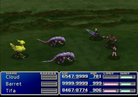 Spiral monster accompanying a Great Chocobo